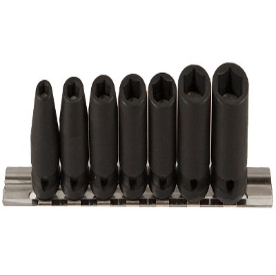 VEGA 7pc Professional Grade 3/8" 6 Point Standard Length Magnetic Impact Socket Sets (SAE)