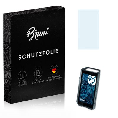 Bruni Screen Protector compatible with Pioneer XDP-100R Protector Film, crystal clear Protective Film (2X)