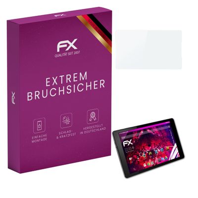 atFoliX Plastic Glass Protective Film compatible with Vodafone Tab Prime 7, 9H Hybrid-Glass FX Screen Protector