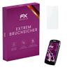 atFoliX Plastic Glass Protective Film compatible with Doogee T5, 9H Hybrid-Glass FX Screen Protector view 1