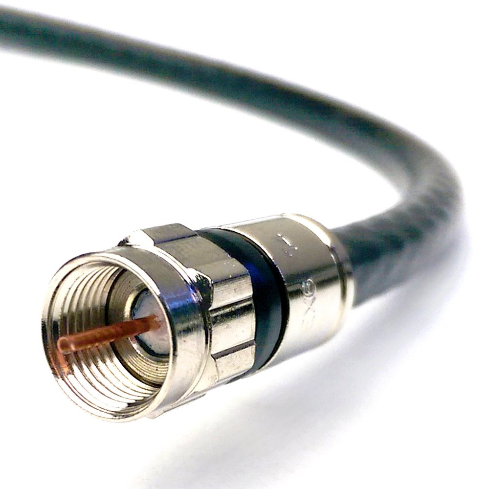 130 Foot 3X Shields 75 Ohm UL ETL CMR CL Anti-UV Coaxial RG-6 Patch Cord TV Cable w/Belden PPC F-CONNECTORS (HDTV Antenna, Broadband Internet, Cable TV) Assembled in USA by PHAT SATELLITE INTL