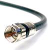 130 Foot 3X Shields 75 Ohm UL ETL CMR CL Anti-UV Coaxial RG-6 Patch Cord TV Cable w/Belden PPC F-CONNECTORS (HDTV Antenna, Broadband Internet, Cable TV) Assembled in USA by PHAT SATELLITE INTL view 1
