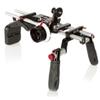 Shape Rig and Follow Focus Pro Kit for Sony FS5 Camera, Includes Baseplate, Quick Handle Rod Block, Mini Composite Shoulder Pad, Back Pad, 18" 15mm Rods view 1