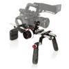 Shape Rig and Follow Focus Pro Kit for Sony FS5 Camera, Includes Baseplate, Quick Handle Rod Block, Mini Composite Shoulder Pad, Back Pad, 18" 15mm Rods view 2