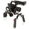Shape Rig and Follow Focus Pro Kit for Sony FS5 Camera, Includes Baseplate, Quick Handle Rod Block, Mini Composite Shoulder Pad, Back Pad, 18" 15mm Rods view 3