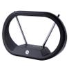 GE Modern Loop Rabbit Ears Indoor TV Antenna, 15 inch Extendable Dipoles, 4K 1080P VHF UHF, Tabletop Antenna, Digital HDTV Antenna, Smart TV Compatible, 4ft Coaxial Cable, Black, 33675 view 1