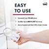 SABRE 110dB Door Handle Alarm, Extremely Loud Wireless Audible Up To 680 Ft Away, Hangs Off Door Knob or Handle, Vibration-Triggered Home Security Alarm, 3 Adjustable Settings, Great for Travel view 3