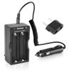 Kastar 18650 Intelligent Smart Charger W/Car Charger for Panasonic NCR18650PF NCR18650B NCR18650BE, LG HG2 HE2 HE4 HD2, Samsung 25R 26F 30B, Sony VTC3 VTC4 VTC5, Sanyo High Drain 10A, 20A, 30A, 35A view 1