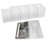 Evelots 25 Pack Cassette Tape Cases-Clear Plastic Storage-Audio-No Scratch/Dirt view 1