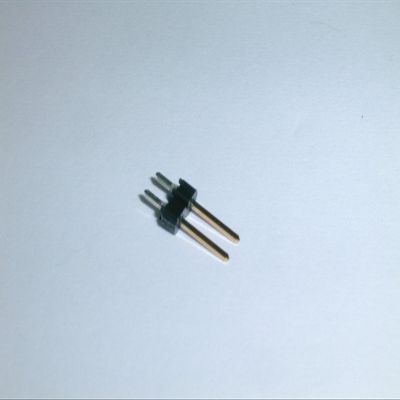 90120-0121 MALE HEADER 1X2 STR GOLD (10 EACH)