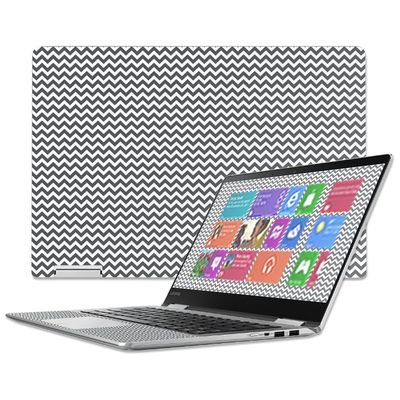 MightySkins Skin Compatible with Lenovo Yoga 710 11.6" wrap Cover Sticker Skins Gray Chevron