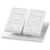 Lutron Pico Remote for Audio, Works with Sonos (Caseta Smart Hub Required), Raise/Lower Volume, Pause and Skip Tracks, For Table Top or Wallmount Use, PJ2-3BRL-GWH-A02, White view 4
