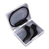 EnzoDate 3 Sets Pack Kids Glasses Silicone Cord Ear Grips Children Eyeglasses Temple Locks with Head Band Strap Retainer (black) view 1