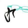 EnzoDate 3 Sets Pack Kids Glasses Silicone Cord Ear Grips Children Eyeglasses Temple Locks with Head Band Strap Retainer (black) view 2
