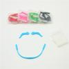 EnzoDate 3 Sets Pack Kids Glasses Silicone Cord Ear Grips Children Eyeglasses Temple Locks with Head Band Strap Retainer (black) view 3