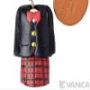 Uniform Girls Blazer Suit Leather Goods mobile/Cellphone Charm VANCA CRAFT-Collectible Uniqe Mascot Made in Japan view 3