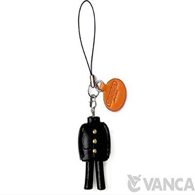 Uniform Boys School Uniform Leather Goods mobile/Cellphone Charm VANCA CRAFT-Collectible Uniqe Mascot Made in Japan