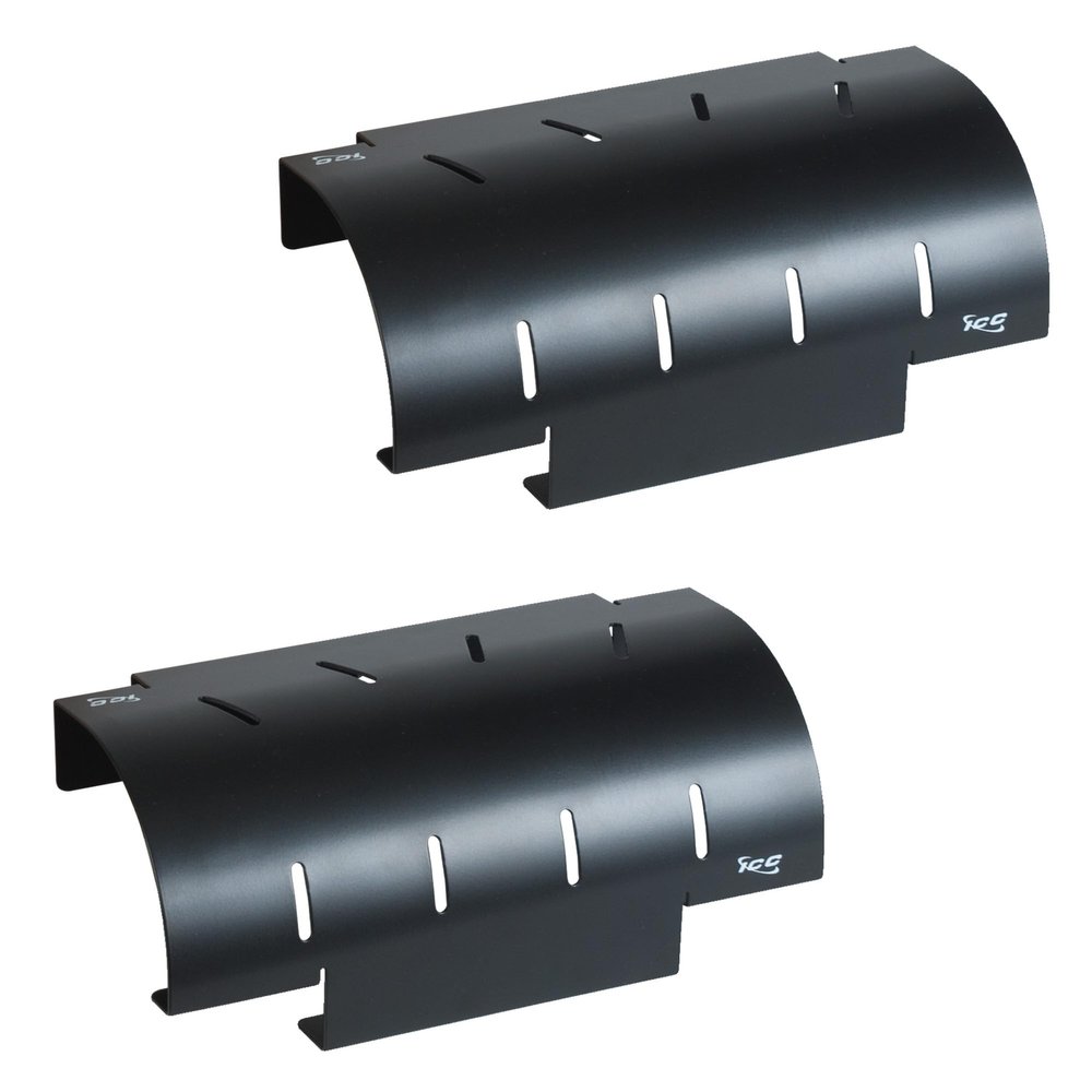 ICC Cable Runway Radius Drop Kit 2-Pack | Steel, Black Powder Coat, Protects Cable Bend Radius