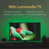 Luminoodle Color Bias Lighting, USB TV and Monitor Backlight LED Strip Lights Kit with Dimmer, Remote - 6.6 ft for 24" to 60" TV - Medium view 2