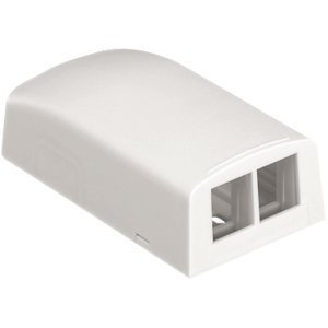 Panduit, Netkey Surface Mount Boxes, Surface Mount Box White 2 Ports "Product Category: Supplies & Accessories/Network Cabling Accessories" [parallel import goods]