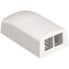 Panduit, Netkey Surface Mount Boxes, Surface Mount Box White 2 Ports "Product Category: Supplies & Accessories/Network Cabling Accessories" [parallel import goods] view 1