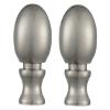 Ciata Lamp Finials Decorative, 1-1/2-Inch Brushed Nickel Ball Lamp Finial (2 Pack) view 1