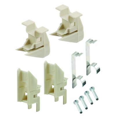 Prime-Line MP100153 10 Piece Block and Tackle, Top and Bottom Guides FS 100 Top and FS 153 Bottom (1 Kit)