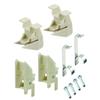 Prime-Line MP100153 10 Piece Block and Tackle, Top and Bottom Guides FS 100 Top and FS 153 Bottom (1 Kit) view 1