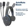 EARTEC UL2S Ultralite-HD 2-Person Full Duplex Wireless Intercom Headset Communication System, Single Ear Headsets, Up to 1000ft Range, U.S. Company view 3
