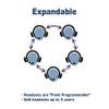 EARTEC UL4S Ultralite-HD 4-Person Full Duplex Wireless Intercom Headset Communication System, Single Ear Headsets, Up to 1000ft Range, U.S. Company view 4