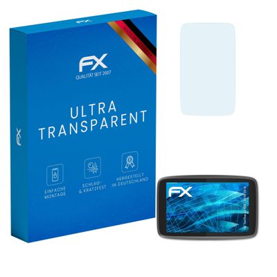 atFoliX Screen Protection Film compatible with TomTom GO 620/6200 2016 Screen Protector, ultra-clear FX Protective Film (3X)