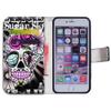 Bcov Case for iPod Touch 7/iPod Touch 6,Bcov Purple Flower Sugar Skull Wallet Flip Leather Cover Case with Credit Card ID Card Slot Holder Kickstand for iPod Touch 7/6/5 view 2