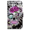 Bcov Case for iPod Touch 7/iPod Touch 6,Bcov Purple Flower Sugar Skull Wallet Flip Leather Cover Case with Credit Card ID Card Slot Holder Kickstand for iPod Touch 7/6/5 view 3