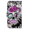 Bcov Case for iPod Touch 7/iPod Touch 6,Bcov Purple Flower Sugar Skull Wallet Flip Leather Cover Case with Credit Card ID Card Slot Holder Kickstand for iPod Touch 7/6/5 view 4