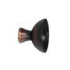 #461 CKP Brand 1-5/16 in. (33mm) Chalice Knob, Oil-Rubbed Bronze - 10 Pack view 3