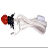 Creative Hobbies Halloween Pumpkin Single Light Replacement Clip in Lamp Cord with On/Off Switch and Orange Steady Burning Light Bulb (1) view 1