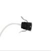 Creative Hobbies Halloween Pumpkin Single Light Replacement Clip in Lamp Cord with On/Off Switch and Orange Steady Burning Light Bulb (1) view 3