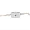 Creative Hobbies Halloween Pumpkin Single Light Replacement Clip in Lamp Cord with On/Off Switch and Orange Steady Burning Light Bulb (1) view 4