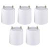 Newhouse Lighting GU24 to E26 Standard Bulb Adapter, 5-Pack, A2426E-5,White view 1
