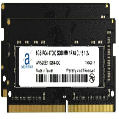 Adamanta 16GB (2x8GB) Laptop Memory Upgrade for MSi PE70 6QE 057FR DDR4 2133 PC4-17000 SODIMM 1Rx8 CL15 1.2v Notebook RAM