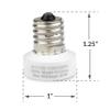 Newhouse Lighting Intermediate to Candelabra Light Bulb Socket Adapter, 5-Pack,White,A1712E-5 view 2