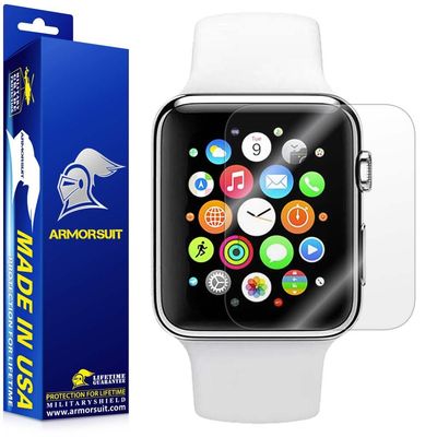 ArmorSuit 6 Pack Screen Protector for Apple Watch 38mm (Series 3, Series 2) MilitaryShield HD Clear Film - Made in the USA