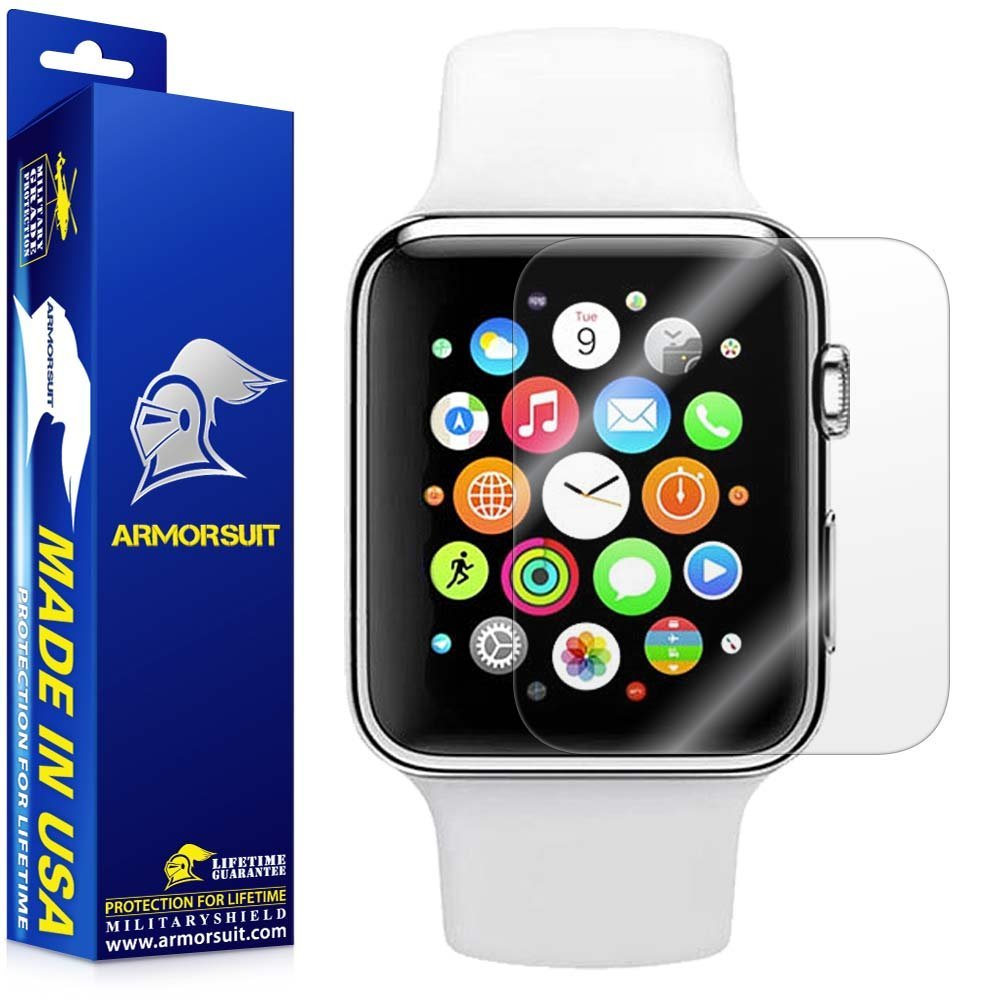 ArmorSuit 6 Pack Screen Protector for Apple Watch 38mm (Series 3, Series 2) MilitaryShield HD Clear Film - Made in the USA