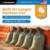 Sandbaggy - Heavy Duty Empty Sandbags For Flooding (14" X 26") - Poly Sand Bags For Flood Barrier, Weight, Construction, Earth Bag Homes - Reusable, UV Resistant - Tie Strings Attached (30 Bags) view 3
