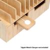 MobileVision Bamboo 10-Port Charging Station & Compatible Adapter for Apple Watch Combo for use with Watch, Smartphones & Tablets view 2