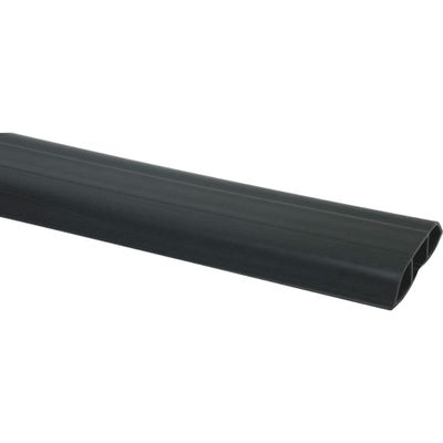 Cable Protector,1 Channel,Black,5 ft. L