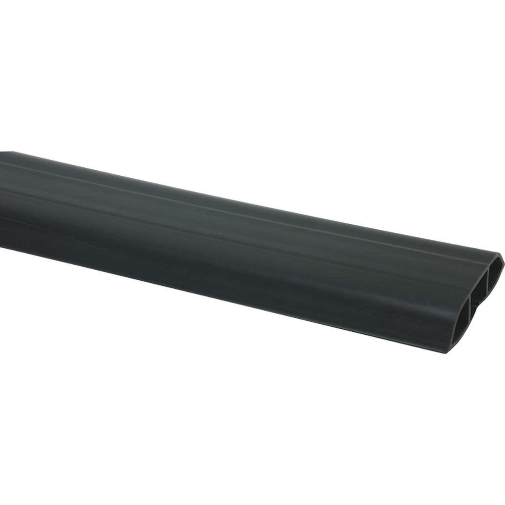 Cable Protector,1 Channel,Black,5 ft. L