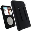 Snap-On Rubberized Skin Case Cover for iPod Classic 80GB 160GB 120GB Accessory (Black) view 1
