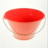 rackcrafts.com Large/XL Metal Sand Water Paint Pails Buckets Party Favor Wedding Baby Shower (XL - Coral) view 1