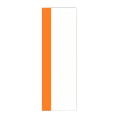 Hellermann Tyton 558-00330 Continuous Colored Signal Panel Roll, 3.0 X 250', PET, Orange/White, 250ft Reel by Hellermann Tyton
